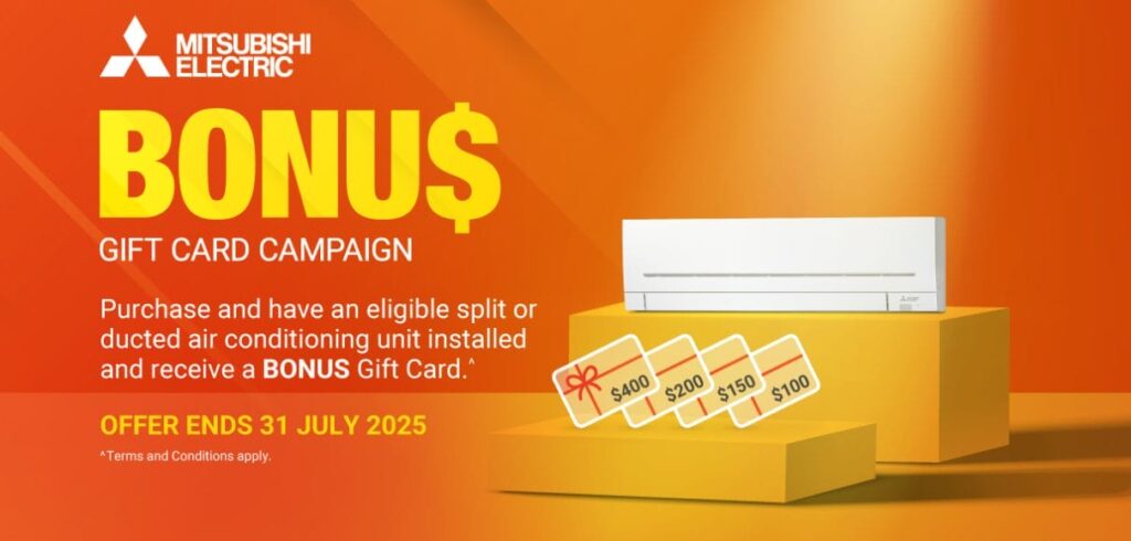 Mitsubishi Electric Bonus Gift Card Campaign